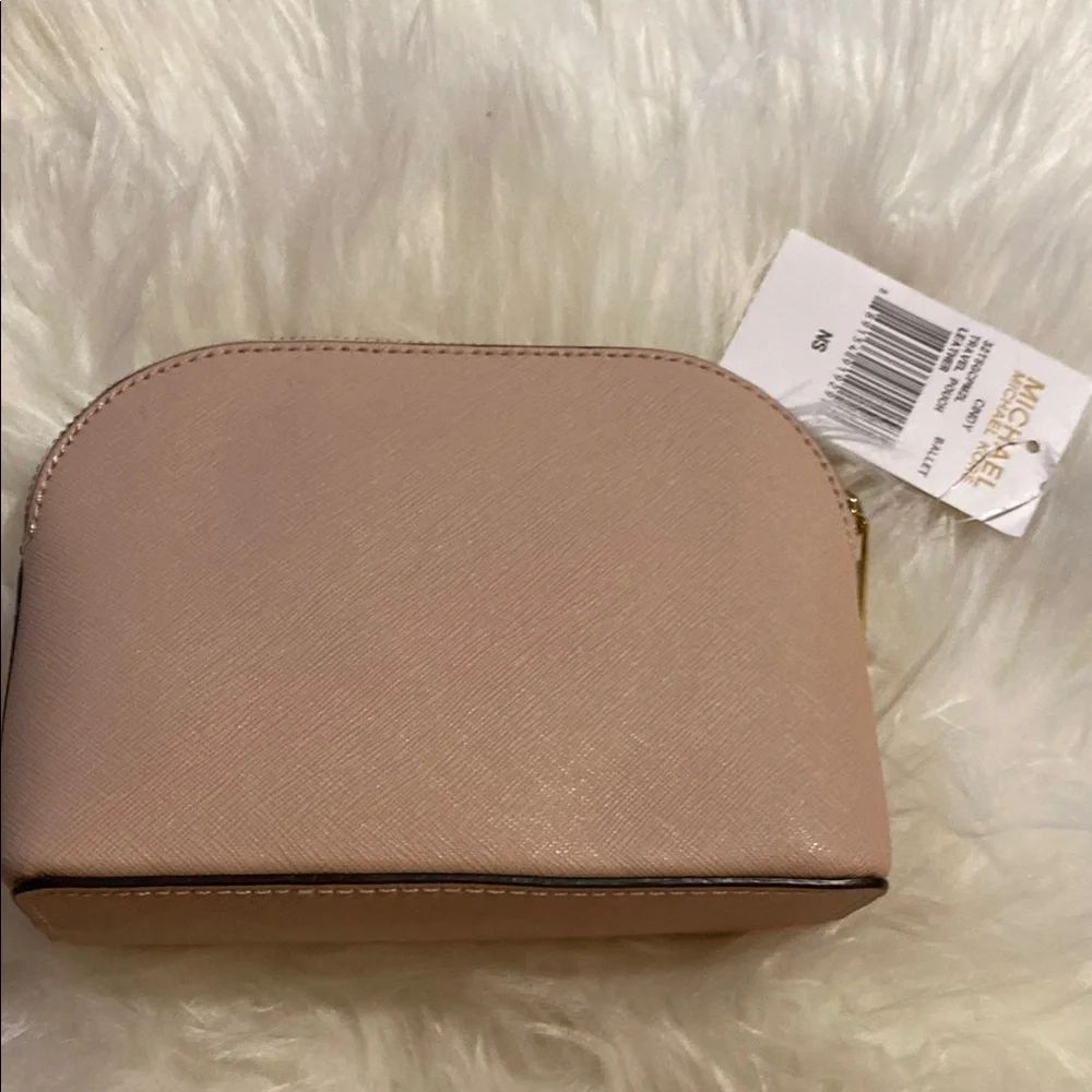 Michael Kors Pink Leather Pouch - Picture 2 of 4